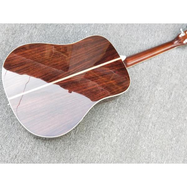 Top quality Log color 28 Style classic acoustic guitar,Solid Spruce top,41