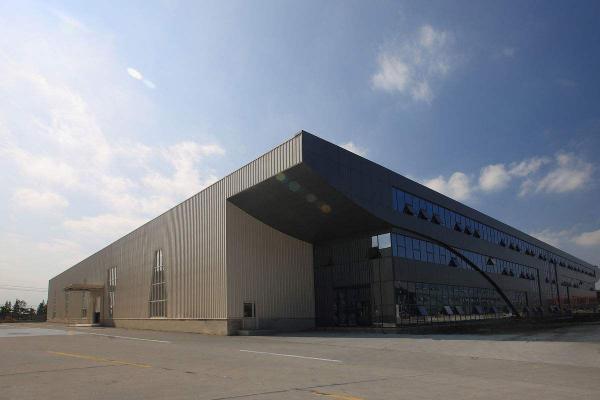High Strength Bolt Connection Glass Curtain Wall Prefabricated Buildings For Shop Office Exhibition Commercial Center