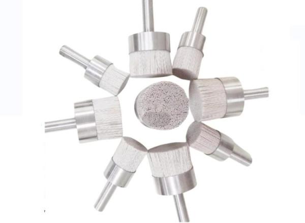 High Performance 120 Grit ATB Flex Nylon Mini End Abrasive Brush 20mm Shank