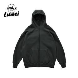 Multicolor sobre tamanho suave Unisex ginásio de cordas negras Homens Pullover 350g algodão Hoodie Homem e Jogger