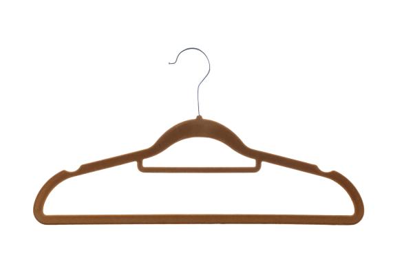 Children's Coat Slim Velvet Hangers Contoured Shoulders Portable