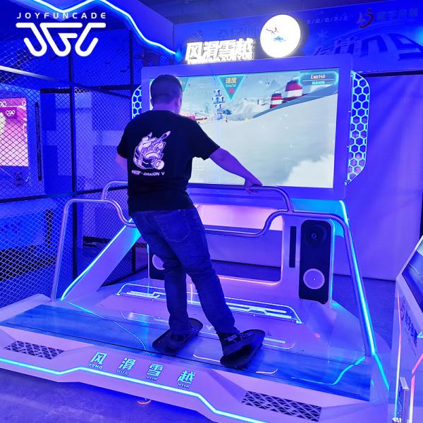 Máquina de esquí arcade de 220 V para parques de diversiones con garantía de 1 año