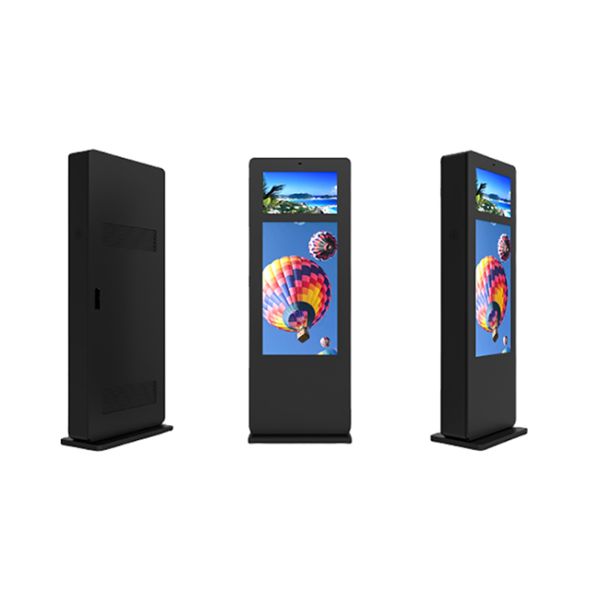 32 inch+55 inch vertical outdoor dual screen advertising machine for various weather conditions