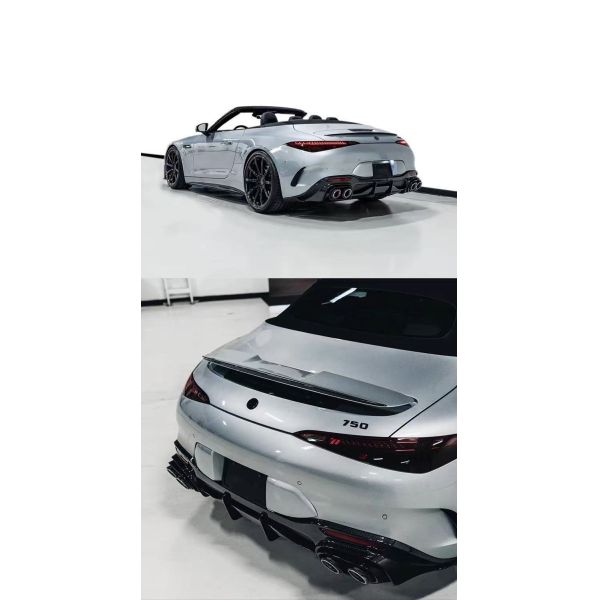 Black Mercedes SL63 Body Kit Brabs Style Dry Carbon Body Kit