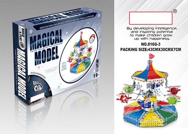 Music 954 Pcs DIY Metal Building Blocks Educational Toys For Kids Age 8