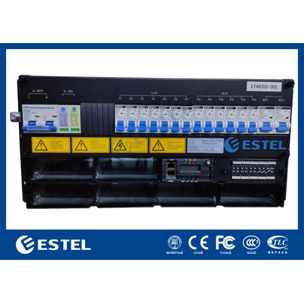 Telecom Power System IP65 Outdoor Power Enclosure with 12kW 200A Rectifiers