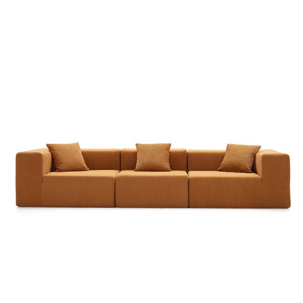 Simple Reclining Boneless Sofa Set With Expandable Function Vacuum Packaging Modern Sofa Bed Teddy Sofa
