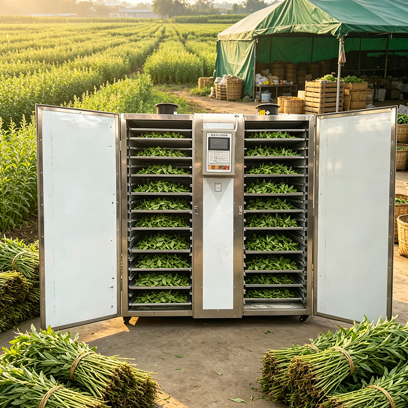 Customized Vegetable Dehydration Machine Green Leafy Vegetable and Pumpkin