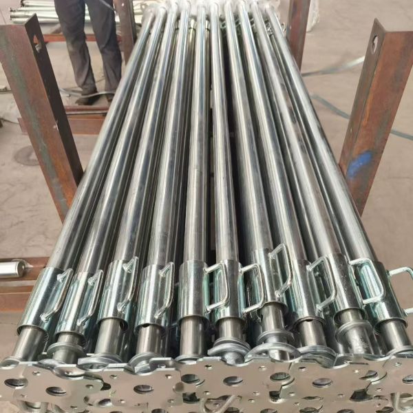 Silver Steel Support Prop Flexible Adjustable Support Props For Large Span Roof Structures