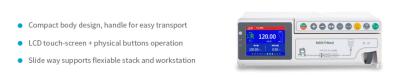 Flexible Infusion Vet Iv Pump  Low battery Alarm with 5% Accuracy
