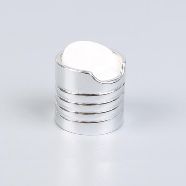 Tassel 24/410 Shiny Silver Aluminium Screw Cap Dispenser Shampoo Bottle Caps