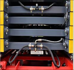 CE ISO Certified 500kg Load 14m Small Portable Outdoor Full Electric Self-Propelled Scissor Lift Cargo Lift