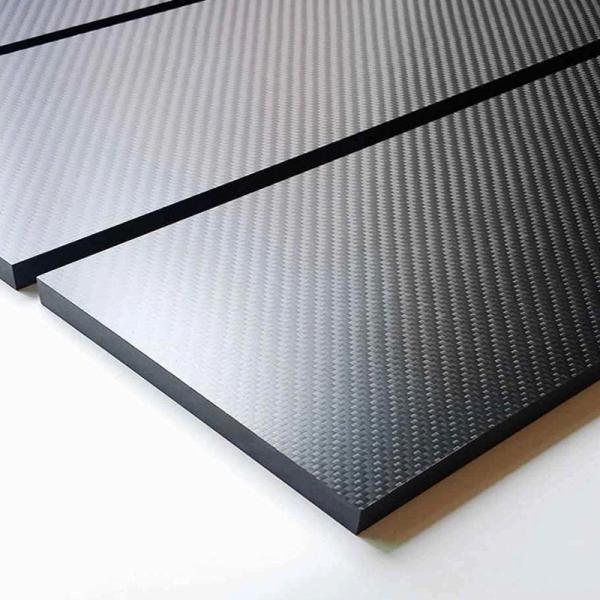 Fração vaga durável de grande resistência da placa de fibra do carbono 3K de 100% baixa