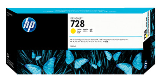 HP 728 300ml Full Color Digital Printing Original for Cartridge for HP DesignJet T830/T730 Printers
