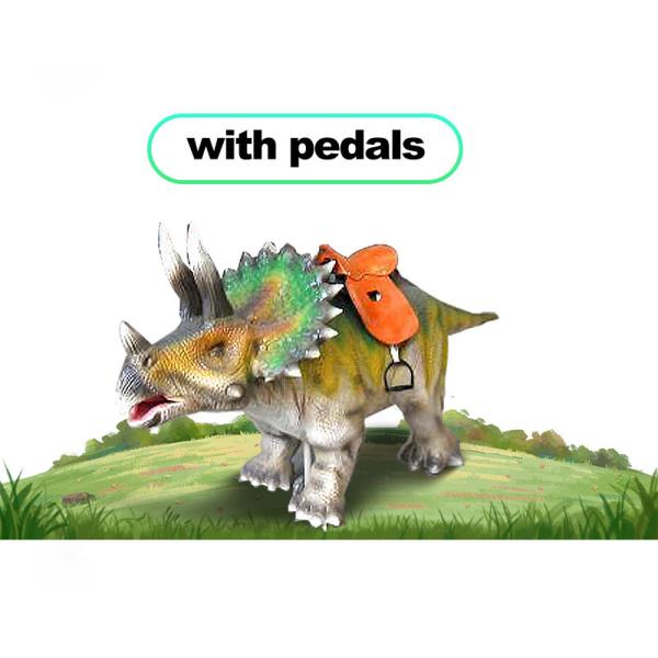 Kids Animatronic Dinosaur Ride Walking Amusement Park Equipment