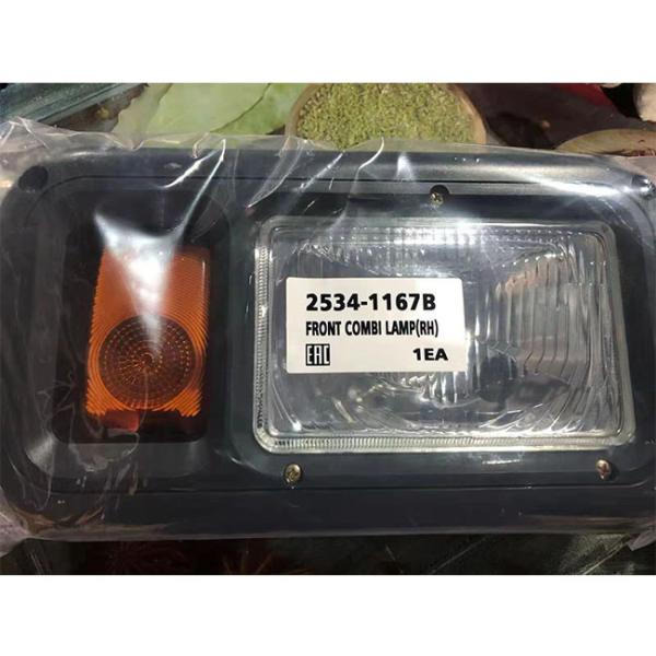 Turn Signal LED Tractor Lights Rubber Wheel 24v Excavator Work Lights Doosan Daewoo DH210 150W7