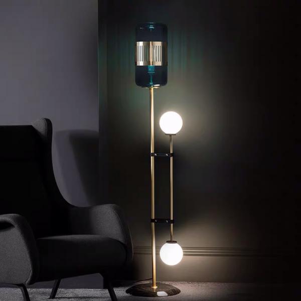 Nordic Floor Lamp Luxury Glass Floor Lights for Living Room Lizak Floor Lamp(WH-MFL-181)