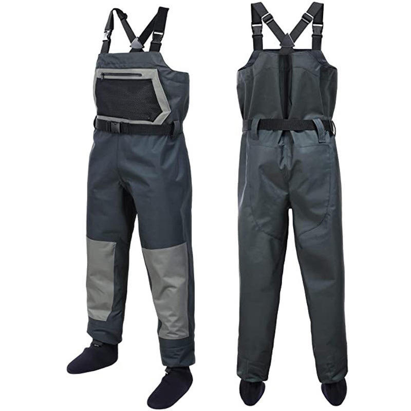 Waterproof Wading Pants Wear Resistant Wading Trousers Full Body