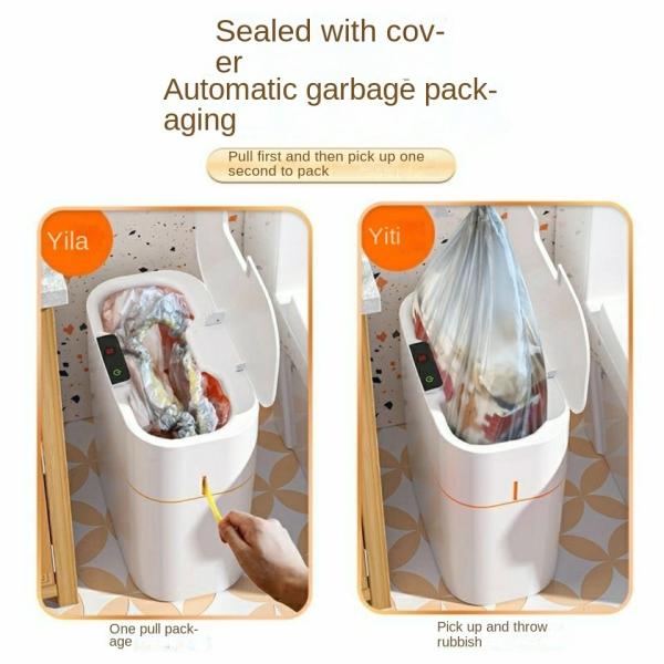 Plastic Trash Can Manufacturer's New Electric Intelligent Automatic Sensor Touchless Smart Trash Can
