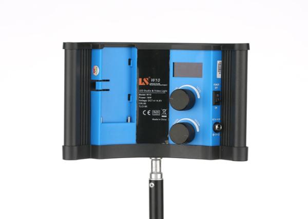Lithum Battery Led Video Lights Convex 12 - 17v Dc With Carrying Bag