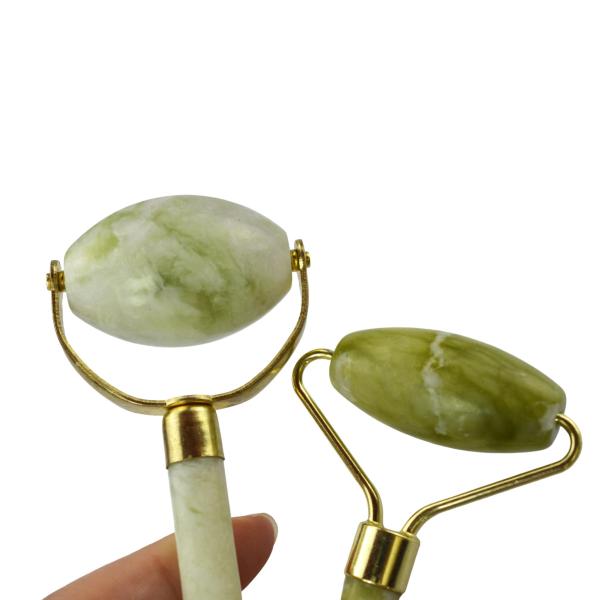 Facial Massager Face Massage Double Head Natural Face Beauty Guasha Massage Tool Jade Roller Thin Massager Relaxation Tool