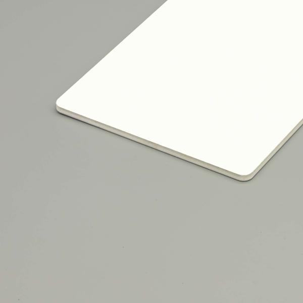 0.03mm To 0.6mm PVDF White Fire Rated Aluminum Composite Panel For wall cladding and  Roof ACP Roofing Sheet