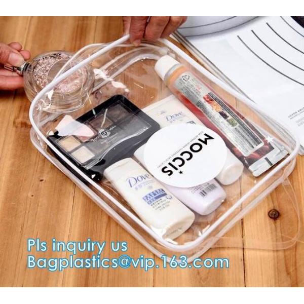 Fashion Women Clear Cosmetic Bags PVC Toiletry Bags Travel Organizer Necessary Beauty Case Makeup Bag Bath Wash Make Up