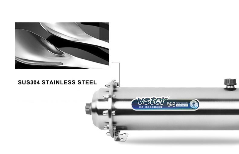 Kitchen Ultrafiltration Water Purifier 304 Stainless Steel Drinking Water