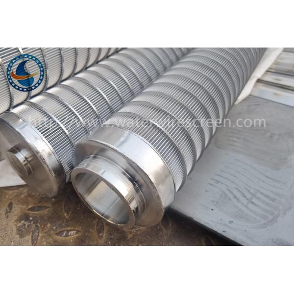 Ss Internal Axial Wire 316L ID85mm Wedge Wire Screen Pipe