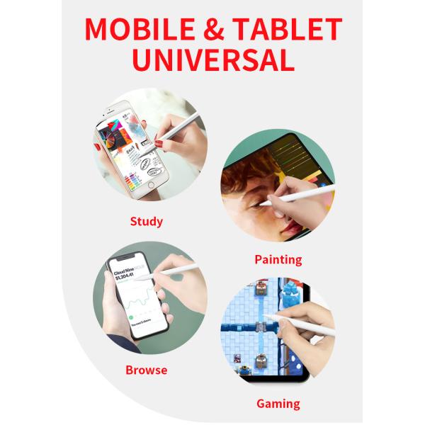 Estilete ativo pintado Pen For Touch Screens do lápis de alumínio do estilete de Digitas