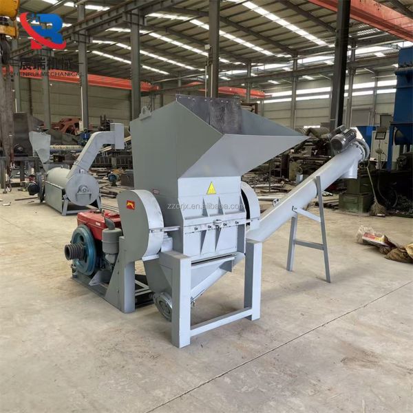 High-Performance Plastic Crusher Multi-Functional Waste Plastic Shredding and Recycling Production Line