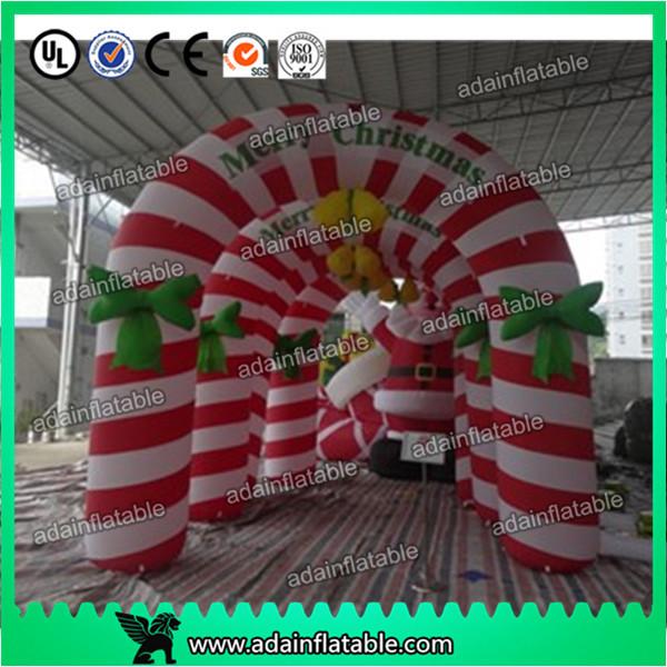 Christmas Inflatable Arch, Christmas Advertising Archway, Christmas Event Arch Door