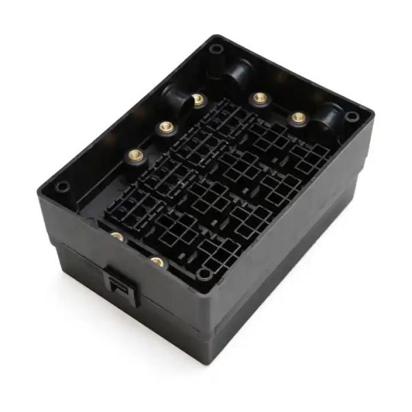 Black Plastic Track Bussed Mini Aux Fuse Relay Box fuse relay fusible link box For Auto Circuit Protection porte fusible