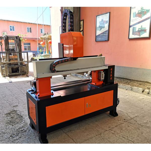 3D 4 Ejes cilindro rotativo grabado de madera máquina de enrutador CNC para la fabricación de artesanías