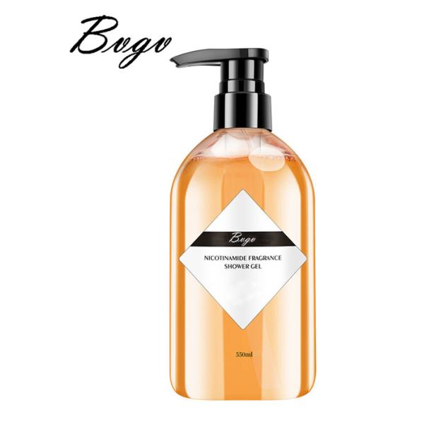 1000ml a parfumé le corps de nettoyage de pore de gel de douche blanchissant le