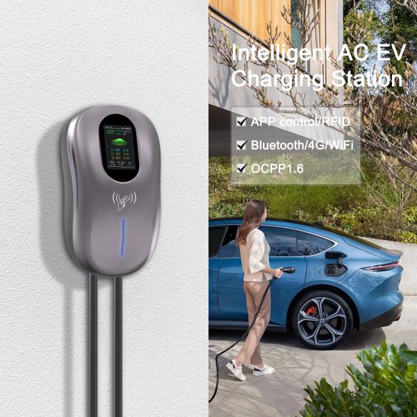 Home Wallbox 22kw Charger 32A EV Charging Pile Smart And Intelligent