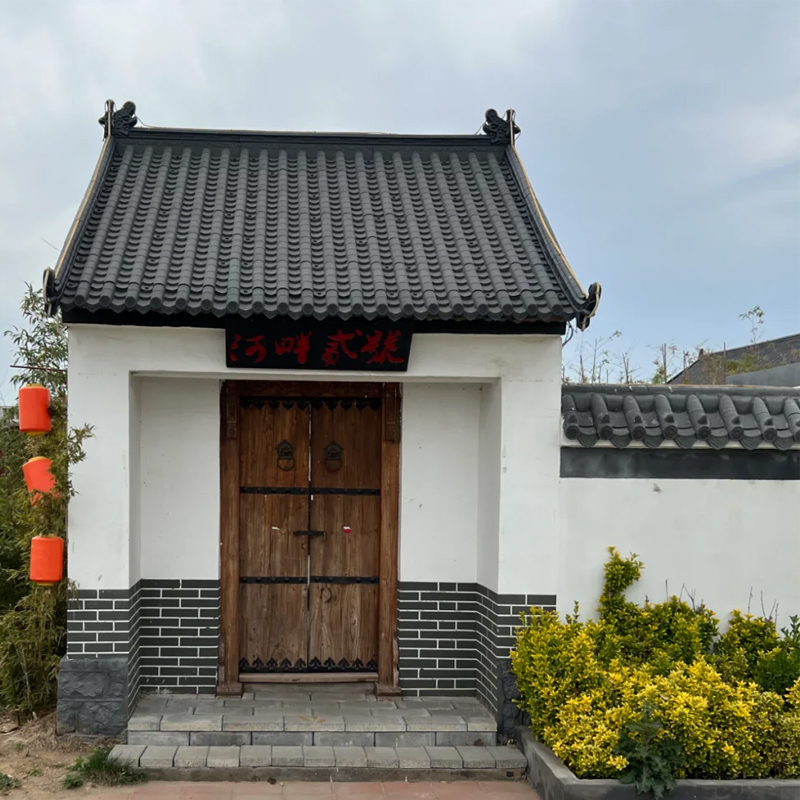 Synthetic Plastic Japanese Roof Tile Sheets Lightweight PP Plastic Roofing Panels for Gazebos & Garden Walls