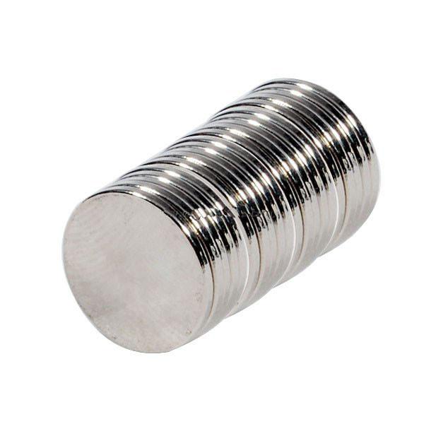 Diameter 8mm NiCuNi Coating Disc Neodymium Magnet Thickness 1mm 2mm 3mm