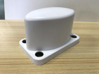 White Color Clear Abs Injection Molding Customized Size Texture Surface