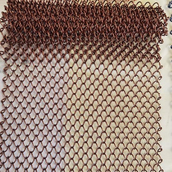 Rideau en spirale métallique décorative professionnelle de couleur or pour séparateur de pièce