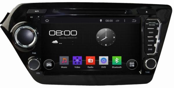 Ouchuangbo Car GPS Sat Nav 3G Wifi Touch Screen for Kia K2 /RIO 2011-2012 DVD Radio Bluetooth SWC OCB-8044D