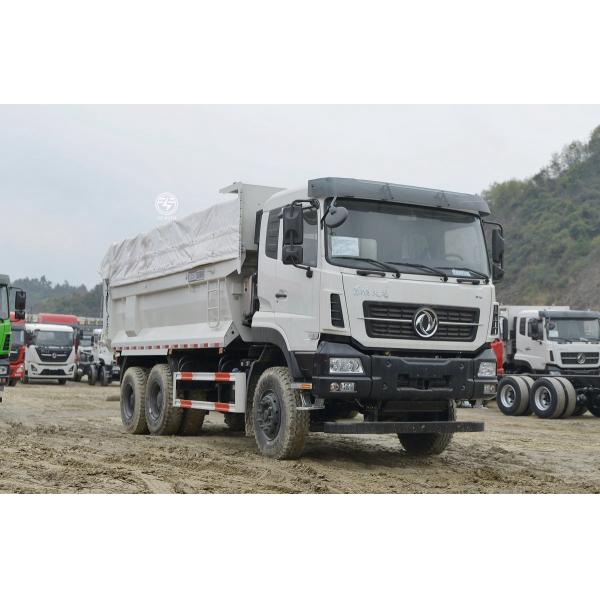 350 chevaux à la main gauche 10 roues Dongfeng 6X4 camion à bascule pour le dépôt de sable et de gravier
