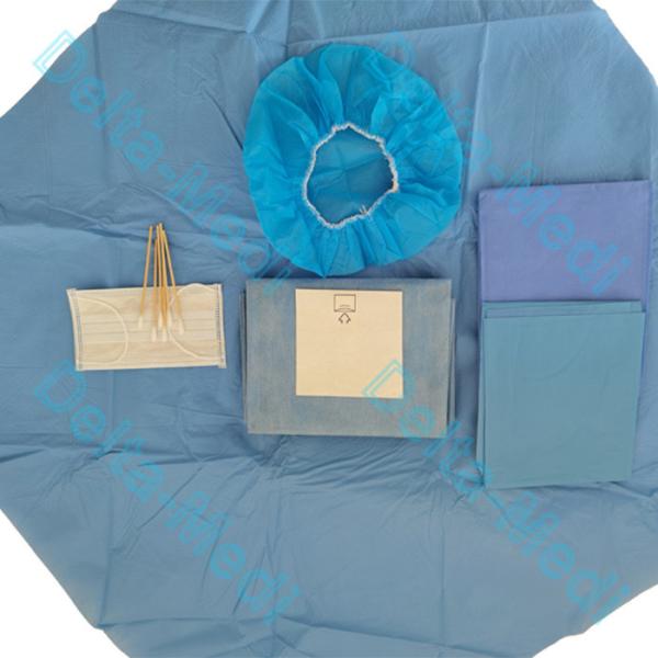 Ophthalmic Soft Non Woven Sterile Surgical Packs Water Impermeable