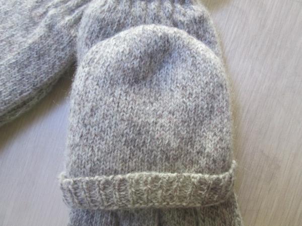 Ladies Acrylic&Wool Glove-Cut fingers with Flip--Thinsulate glove--Fashion glove--Solid color