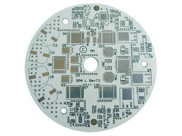 ROHS Material Aluminum Base PCB Board LED SMT Immersion Gold Design Fabrication