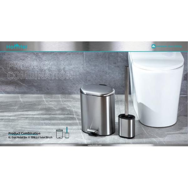 TPR 2.0 Stainless Steel Toilet Cleaning Brush And Holder Set Modern Design