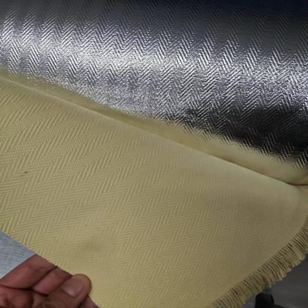 Low Thermal Conductivity Para Aramid Fabric With Aluminum Coating