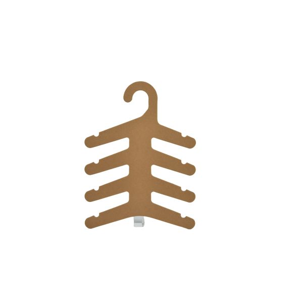 Detachable Flexible Multifunction Paper Hangers for Garments and Clothes Accessories