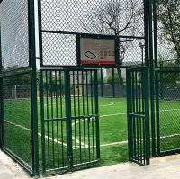 Clôture à treillis métallique enduit en PVC Stade de football Baseball Champ Clôture à chaîne