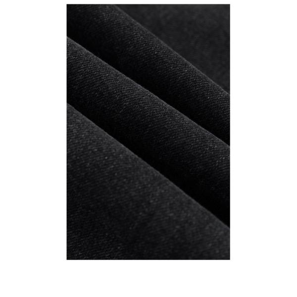 Stretch Gray Cotton Twill Denim Fabric For Skinny Jeans 12.5 Oz 